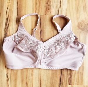 Glamorise Magic Lift Embroidered Bra 42H